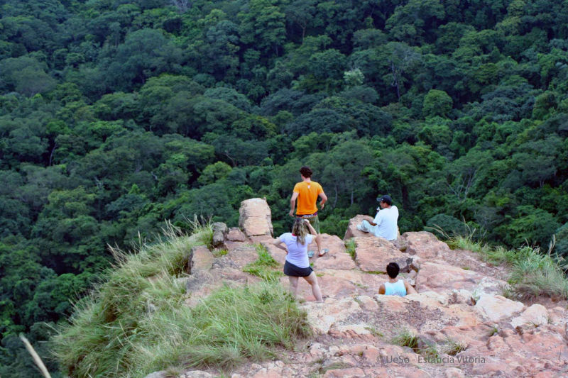 a view from the Chapada Table Mountain